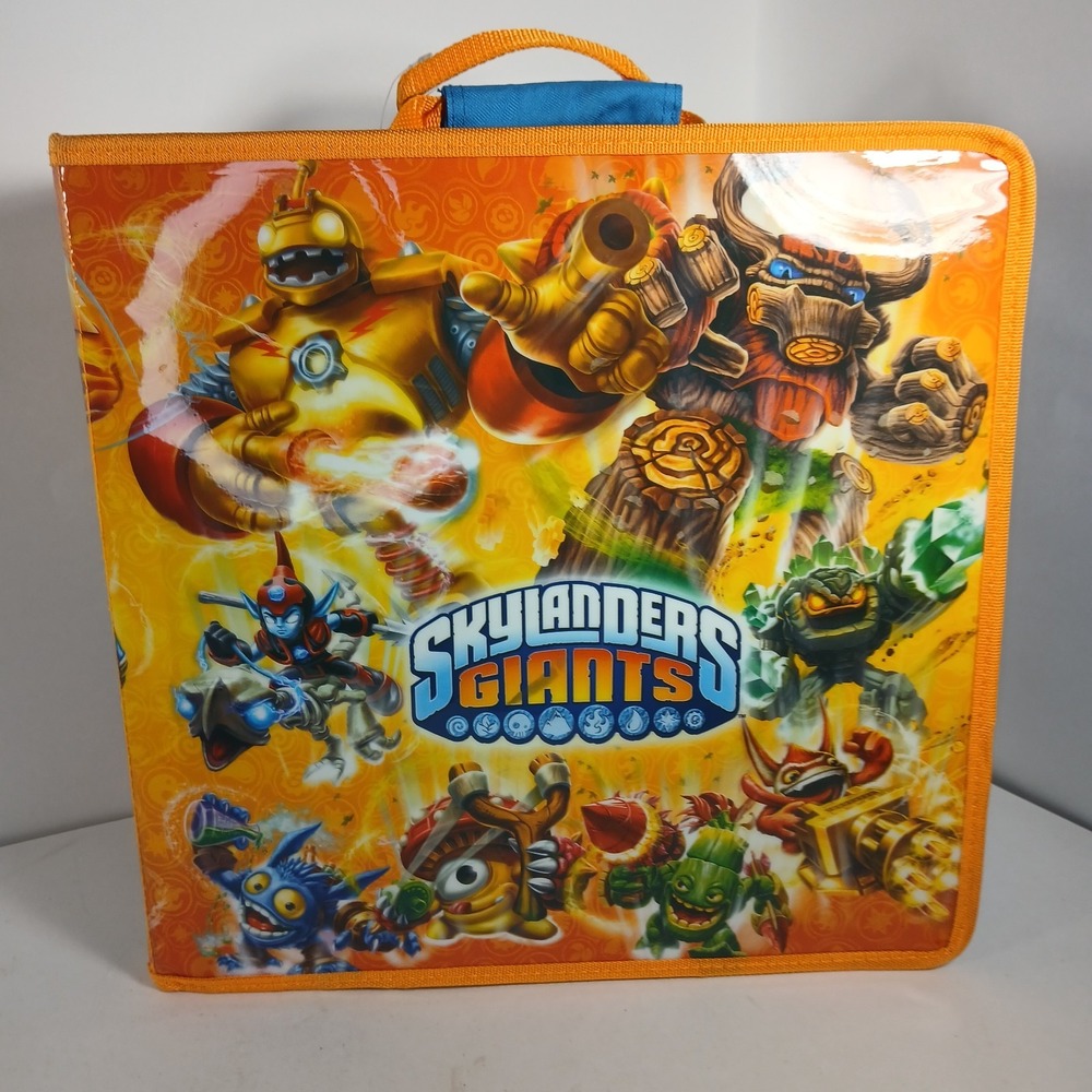 NOS Skylanders Giants Carrying Case Holds Figures, Portals, Cords, Games 2012
